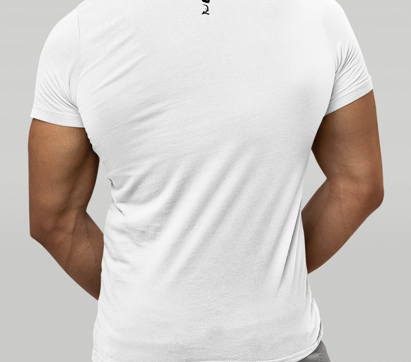 Short Sleeve V-Neck T-Shirt - White