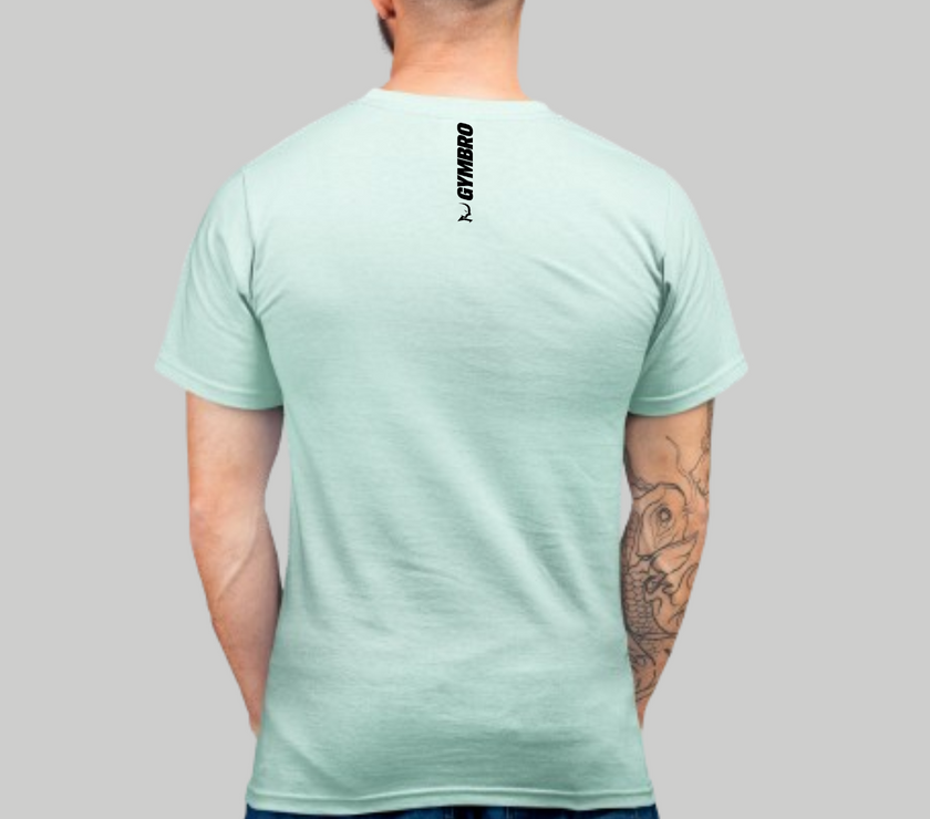 Performance Crew Neck T-shirt - Silver - Pastel Mint