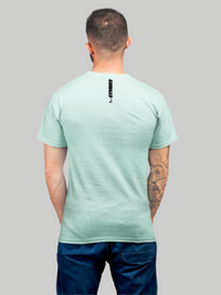 Performance Crew Neck T-shirt - Silver - Pastel Mint