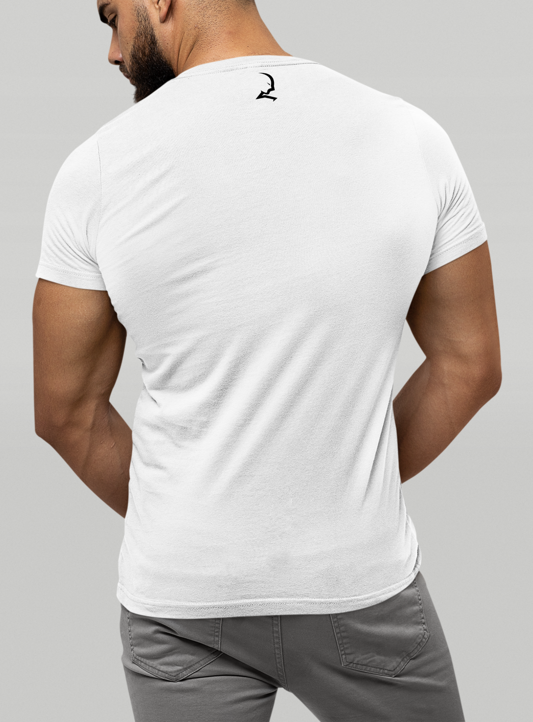 V-Neck Gym Tee - White