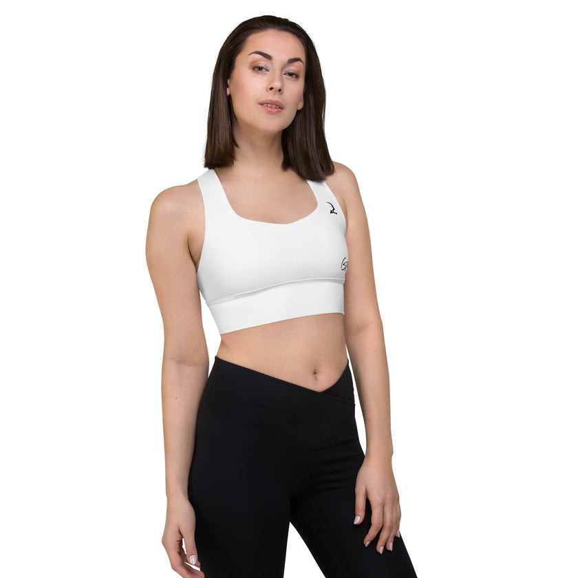 Longline sports bra