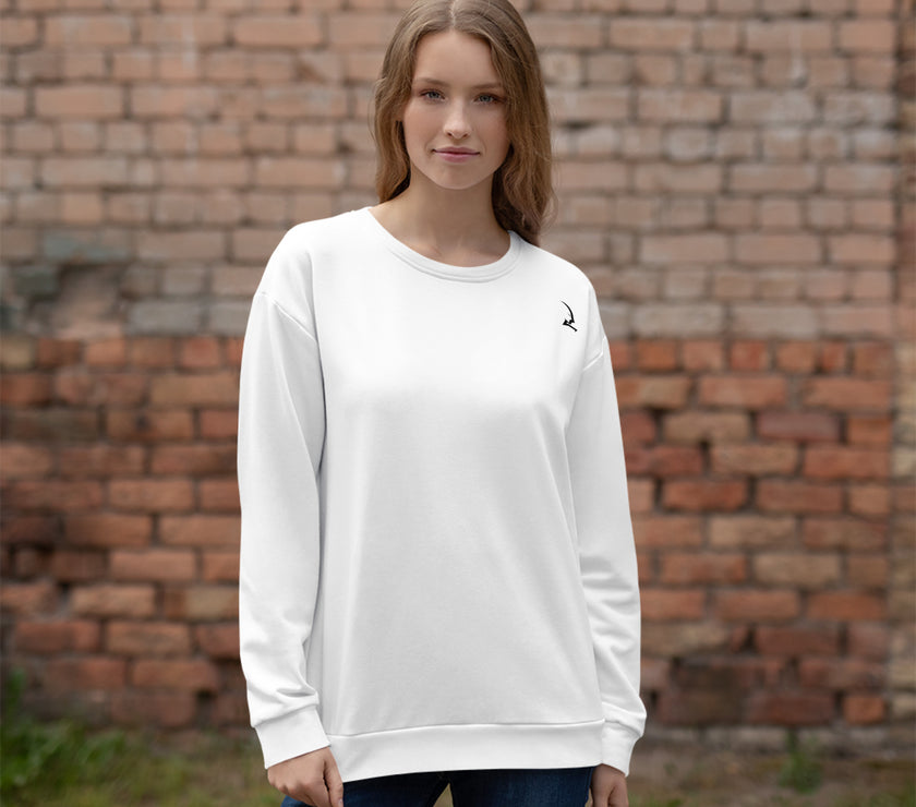 Oversized Sweatshirt - White