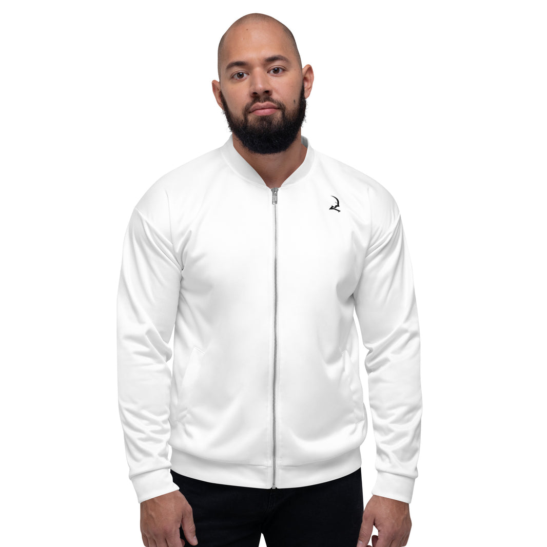 Unisex Bomber Jacket - White