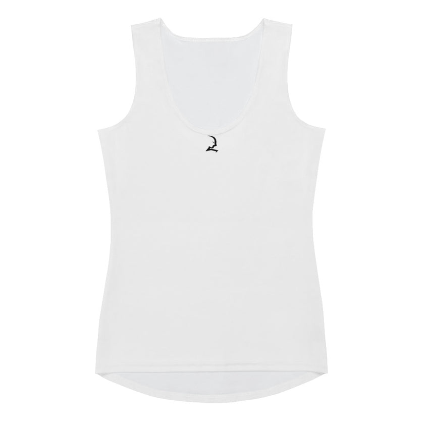 Body-Hugging Tank Top - White