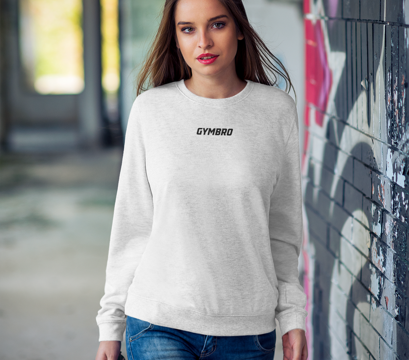 Relaxed Body Fit Sweat- White