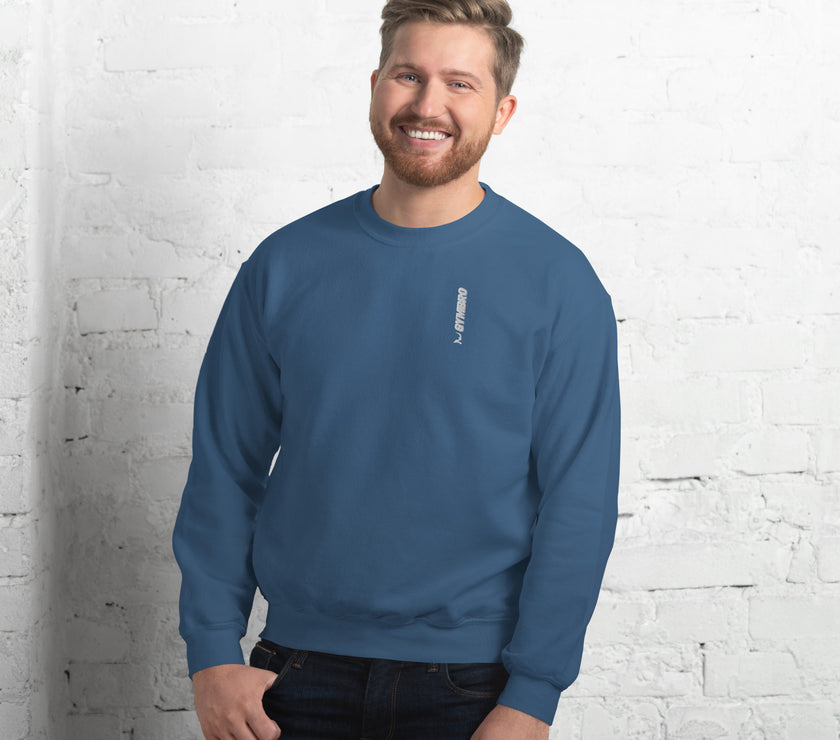 Organic Raglan Sweatshirt - Blue Bayoux