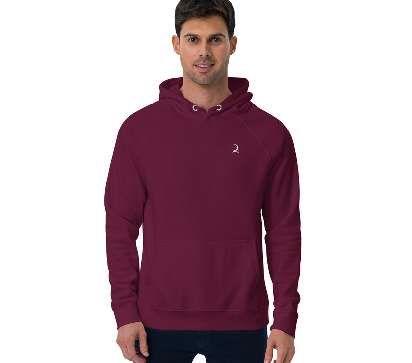 Crest Hoodie - Black - Burgundy - Charcoal Melange - White