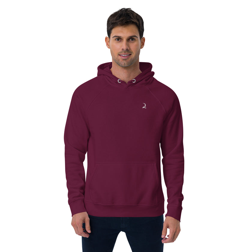 Crest Hoodie - Black - Burgundy - Charcoal Melange - White