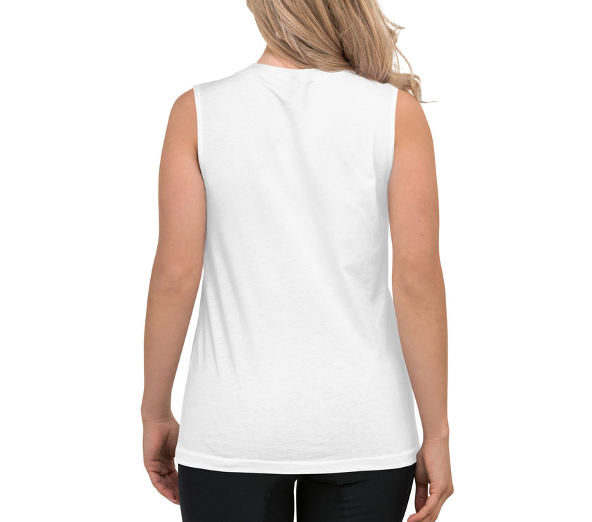 Sleeveless Tank Top - White