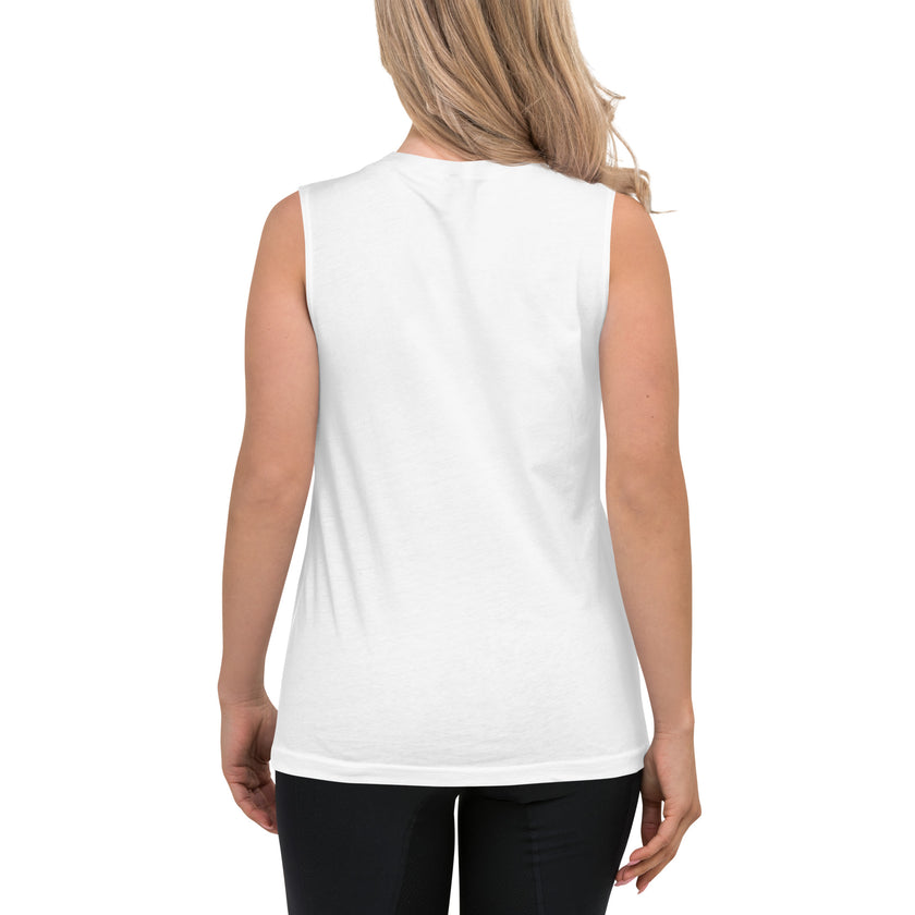 Sleeveless Tank Top - White