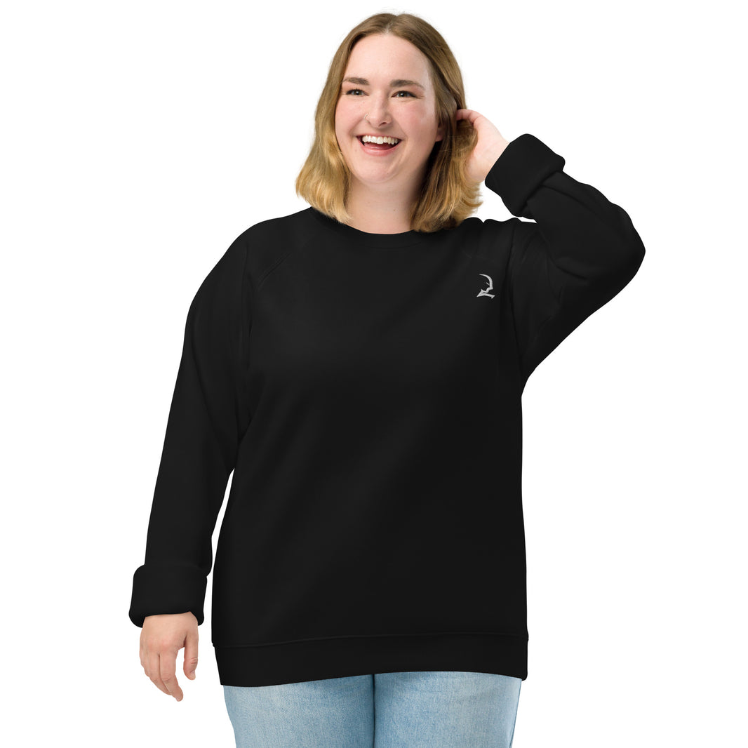 Raglan Oversizes Sweatshirt - Black