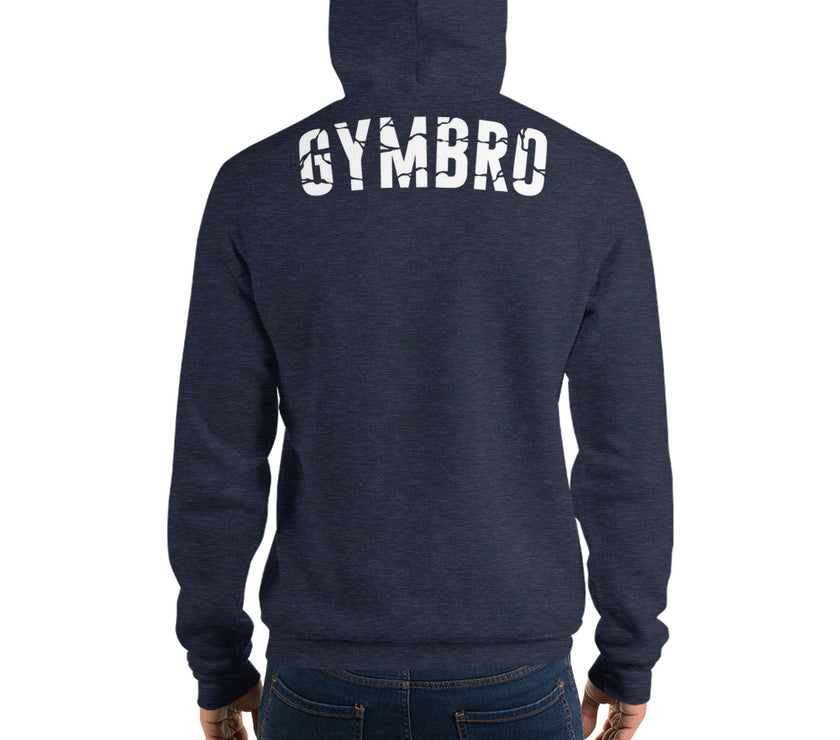 Crest Hoodie - Black - Heather Navy - Heather Forest