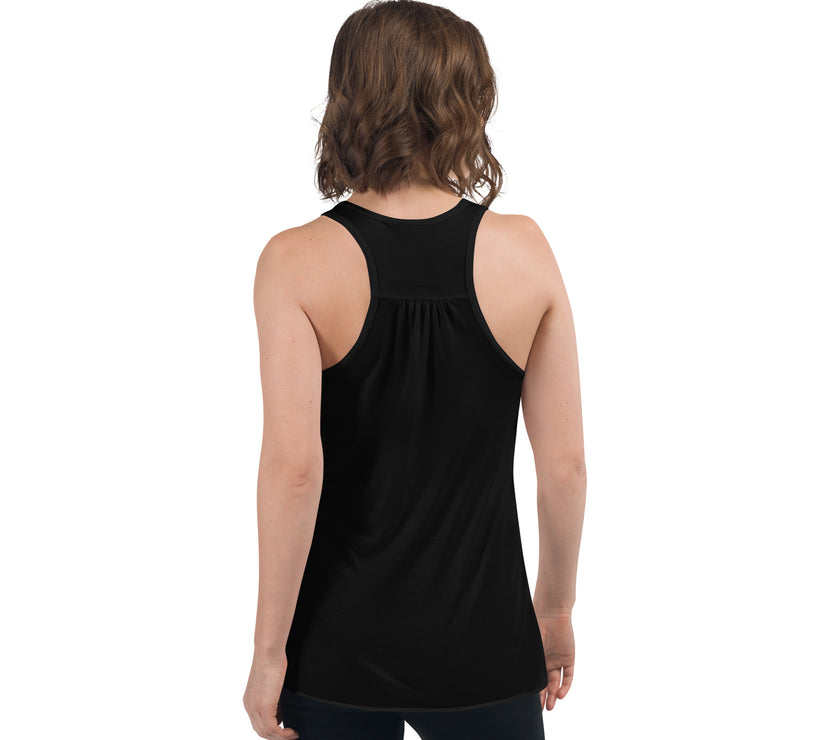 Flowy Racerback Tank - Black