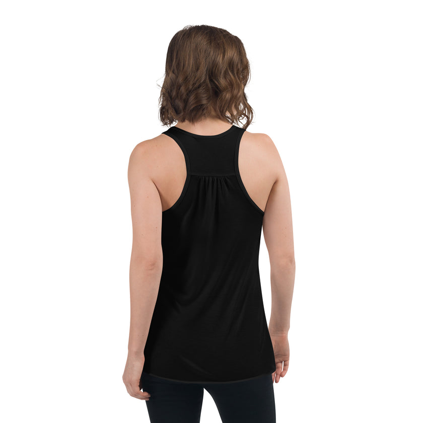 Flowy Racerback Tank - Black